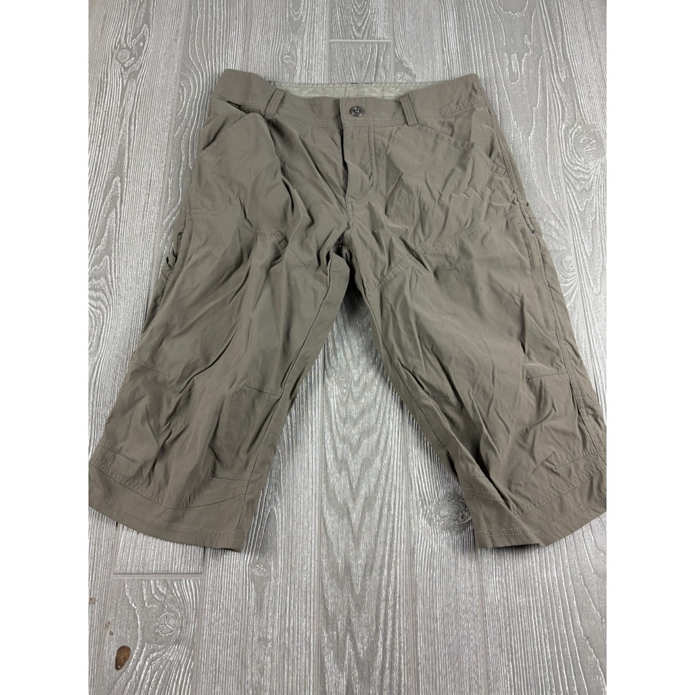 Kuhl Green Capri Pants Womens Size 32 Inseam 16 Hiking Outdoor Lightweight